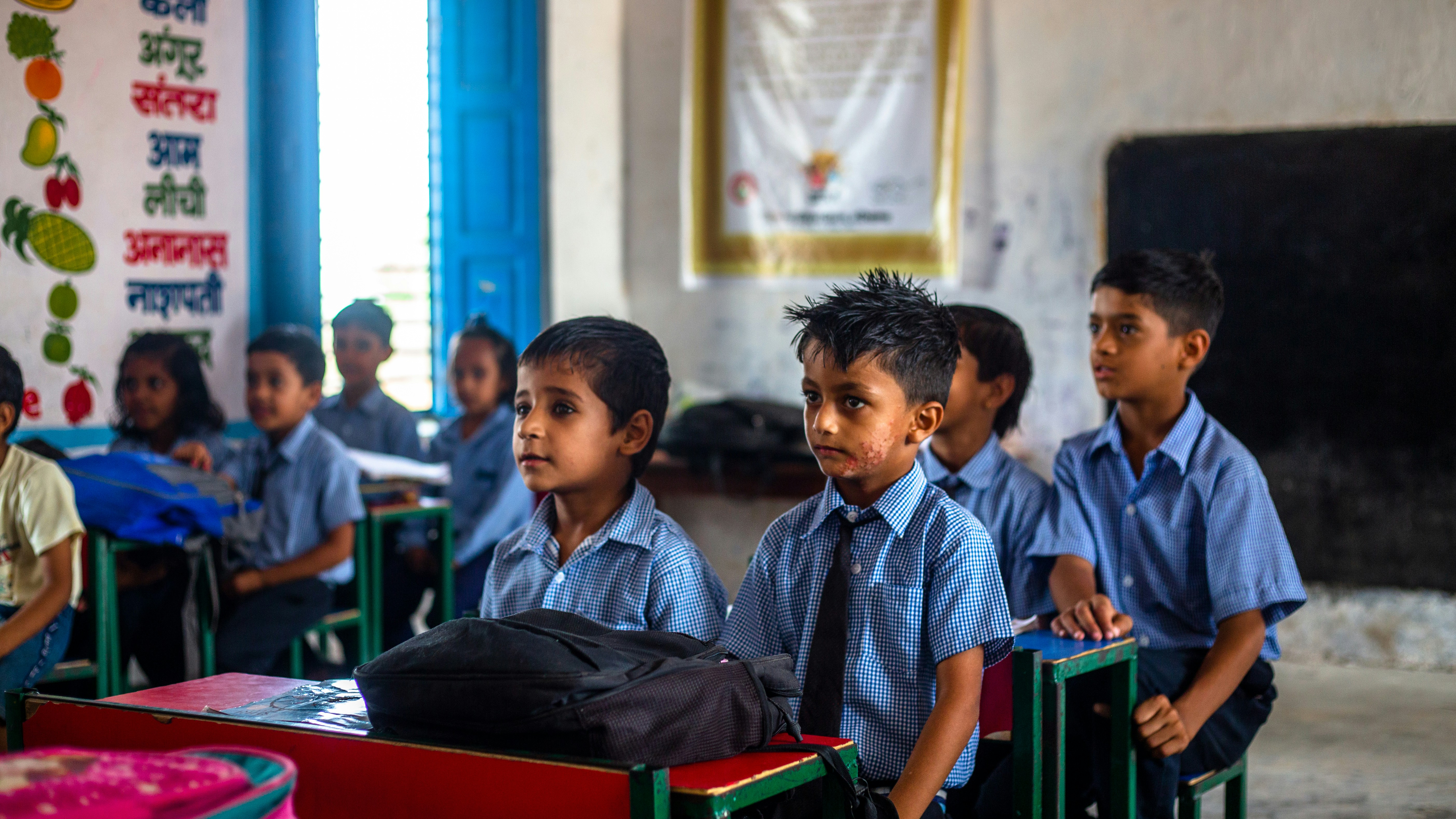 Students learning